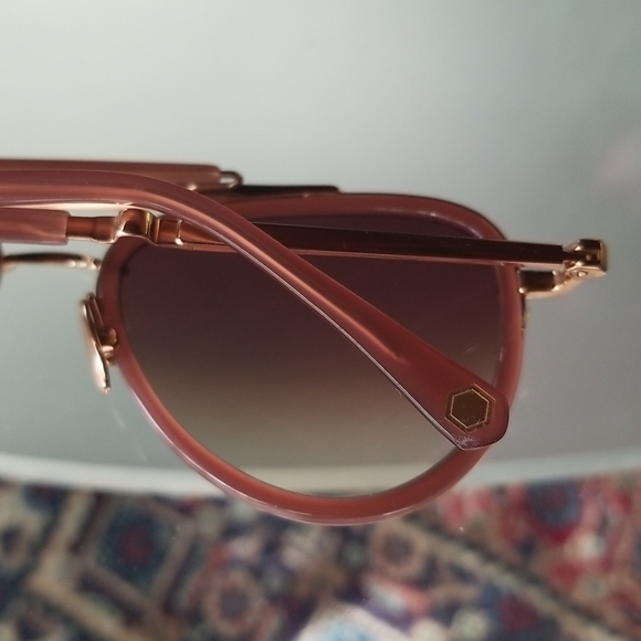 ?MR LEIGHT by GARRETT LEIGHT? Doheny SL Sunglasses ~ Aviator Rosewood NWT main image 16